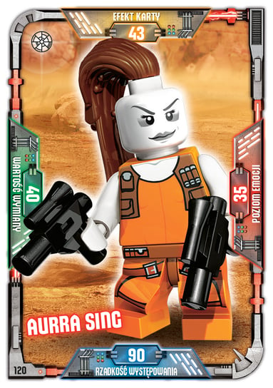 Karta LEGO Star Wars TCC 120 Aurra Sing Blue Ocean Entertainment Polska Sp. z o.o.