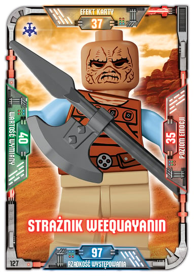 Karta LEGO Star Wars TCC 127 Strażnik Weequayanin Blue Ocean Entertainment Polska Sp. z o.o.