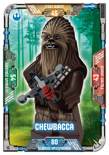 Karta LEGO Star Wars TCC 13 Chewbacca Blue Ocean Entertainment Polska Sp. z o.o.