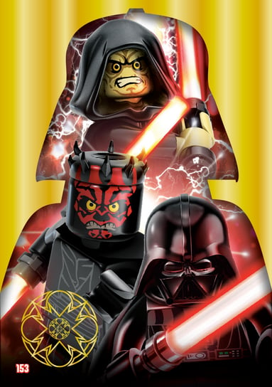 Karta LEGO Star Wars TCC 153 Palpatine, Vader, Darth Maul Blue Ocean Entertainment Polska Sp. z o.o.
