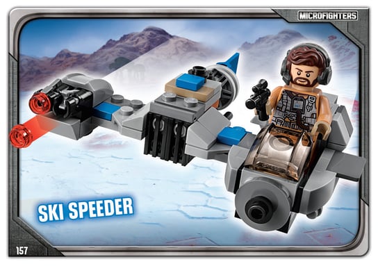 Karta LEGO Star Wars TCC 157 Ski Speeder Blue Ocean Entertainment Polska Sp. z o.o.
