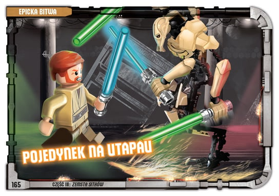 Karta LEGO Star Wars TCC 165 Pojedynek na Utapau Blue Ocean Entertainment Polska Sp. z o.o.