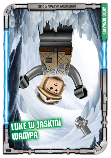 Karta LEGO Star Wars TCC 190 Luke w jaskini Wampa Blue Ocean Entertainment Polska Sp. z o.o.