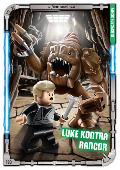 Karta LEGO Star Wars TCC 193 Luke kontra Rancor Blue Ocean Entertainment Polska Sp. z o.o.