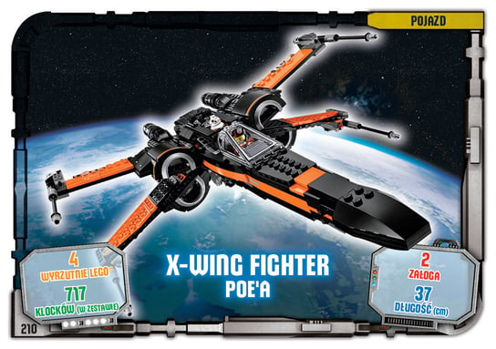 Karta LEGO Star Wars TCC 210 X-Wing Fighter Poe'a Blue Ocean Entertainment Polska Sp. z o.o.
