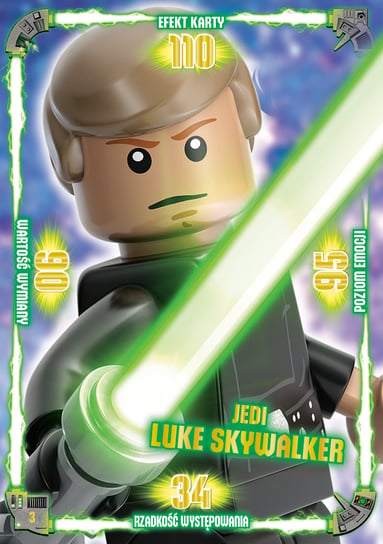 Karta LEGO Star Wars TCC 3 Jedi Luke Skywalker Blue Ocean Entertainment Polska Sp. z o.o.