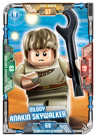 Karta LEGO Star Wars TCC 4 Młody Anakin Skywalker Blue Ocean Entertainment Polska Sp. z o.o.