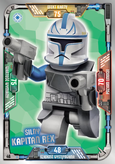 Karta LEGO Star Wars TCC 46 Silny Kapitan Rex Blue Ocean Entertainment Polska Sp. z o.o.