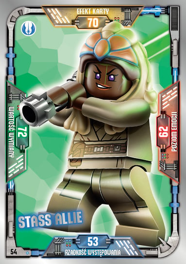 Karta LEGO Star Wars TCC 54 Stass Allie Blue Ocean Entertainment Polska Sp. z o.o.