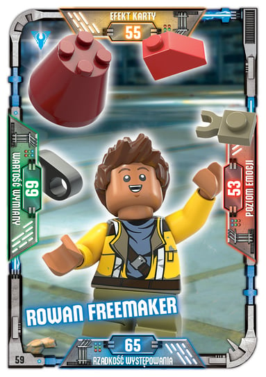 Karta LEGO Star Wars TCC 59 Rowan Freemaker Blue Ocean Entertainment Polska Sp. z o.o.