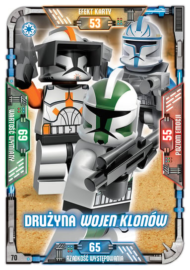 Karta LEGO Star Wars TCC 70 Drużyna Wojen Klonów Blue Ocean Entertainment Polska Sp. z o.o.
