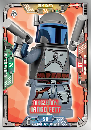 Karta LEGO Star Wars TCC 99 Nikczemny Jango Fett Blue Ocean Entertainment Polska Sp. z o.o.