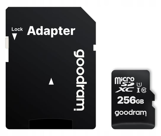 Karta pamieci 256GB + adapter microSDXC, UHS-1, U1 GOODRAM M1AA-2560R12 (32507935 ) GoodRam