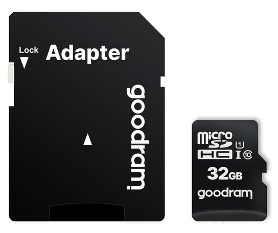 Karta pamięci 32GB microSDHC+adapter class 10 UHS-I GOODRAM M1AA-0320R12 PrzydaSie.pl