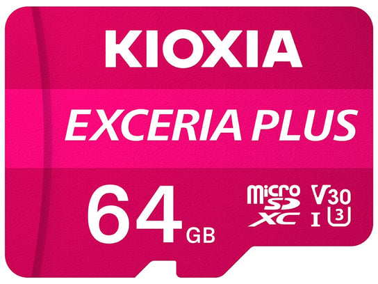Karta pamięci 64GB +adapter microSDXC, UHS-1, U3, V30, A1 KIOXIA Exceria Plus M303 Kioxia