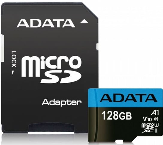 Karta pamięci ADATA Premier, microSDXC, 128 GB + adapter ADATA
