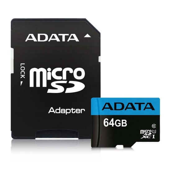 Karta pamięci ADATA Premier, microSDXC, 64 GB + adapter ADATA