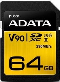 Karta pamięci ADATA Premier One, SDXC, 64 GB ADATA
