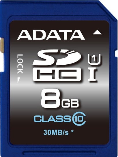 Karta pamięci ADATA SDHC, 8 GB, Class 10 Adata