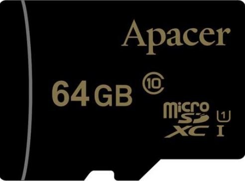 Karta pamięci APACER AP64GMCSX10U1-R, microSDXC, 64 GB Apacer