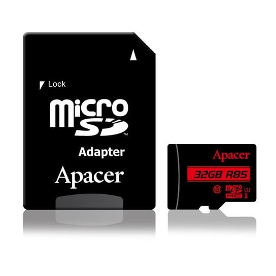 Karta Pamięci Apacer, Micro SDHC, 32 GB, Class V10 +adapter Apacer