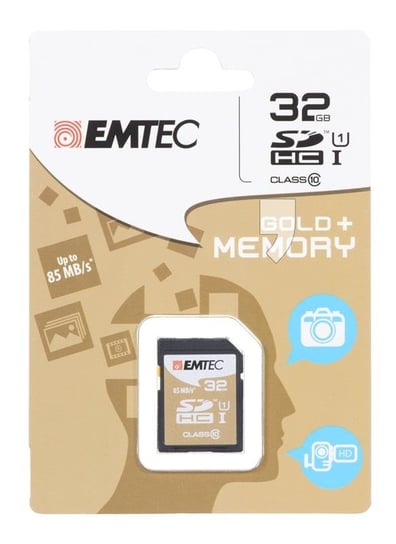 Karta pamięci EMTEC Gold Plus, SDHC, 32 GB, Class 10 Emtec