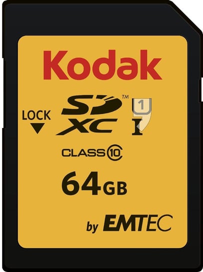 Karta pamięci EMTEC Kodak SDXC, 64 GB, Class 10 Emtec