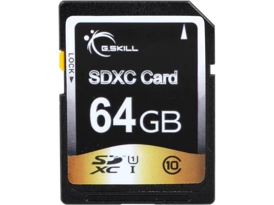Karta pamięci G.SKILL SDXC, 64 GB, Class 10 G.Skill