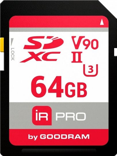Karta pamięci GOODRAM Iridium Pro IRP-S9B0-0640R11, SDXC, 64 GB GoodRam