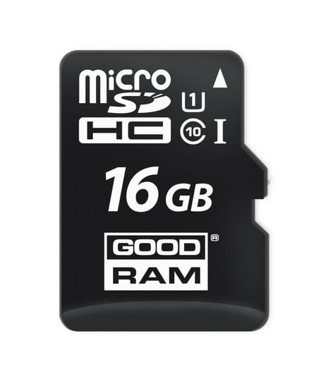 Karta pamięci GOODRAM microSDHC, 16 GB, Class 10 + adapter SD GoodRam