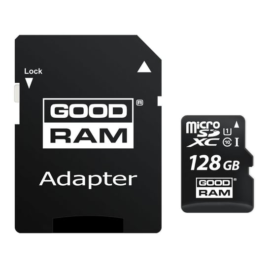 Karta pamięci GOODRAM microSDXC M1AA, 128 GB, Class 10 UHS-I + adapter SD GoodRam