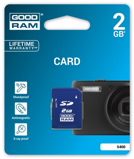 Karta pamięci GOODRAM SD, 2 GB, Class 4 GoodRam