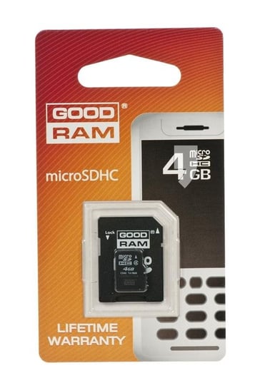 Karta pamięci GoodRam Secure Digital micro 4GB GoodRam