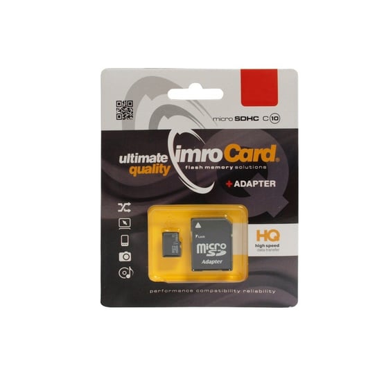 Karta pamięci IMRO, MicroSD, 2 GB + adapter Imro