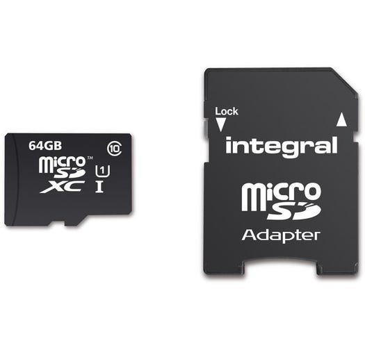 Karta pamięci INTEGRAL, 64 GB Integral