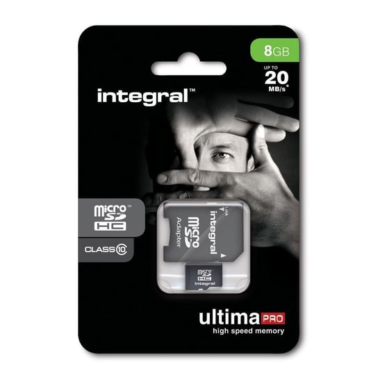 Karta pamięci INTEGRAL SD, 8 GB, micro SDHC 10, 20 MB/s Integral