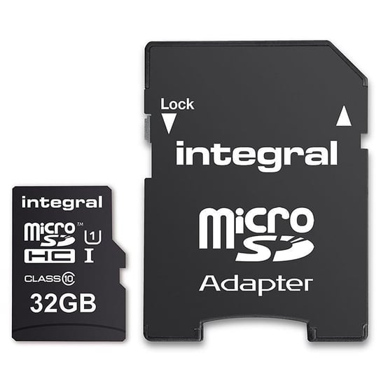 Karta pamięci INTEGRAL Smartphone and Tablet, microSDHC, 32 GB + adapter Integral