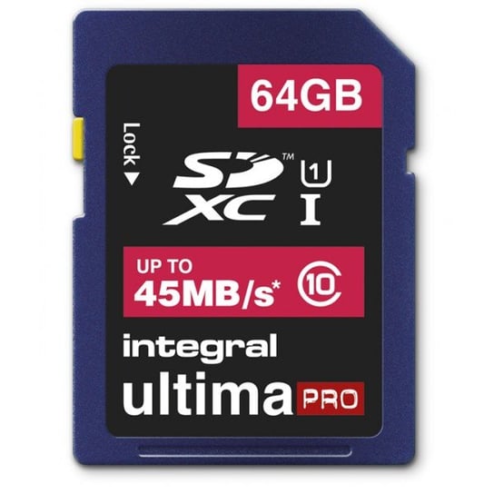 Karta pamięci INTEGRAL UltimaPro SDXC, 64 GB, Class 10 Integral