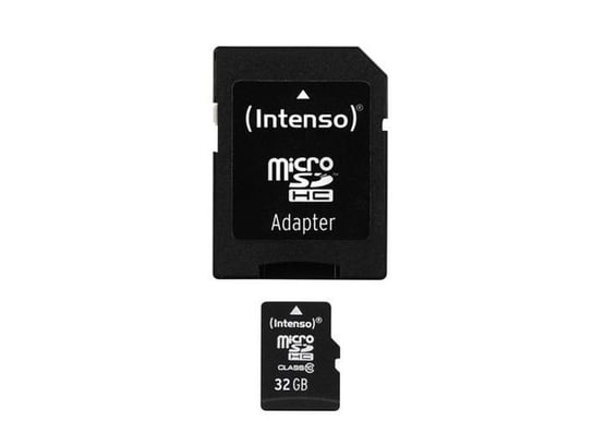 Karta pamięci INTENSO microSDHC, 32 GB, Class10 + adapter SD Intenso