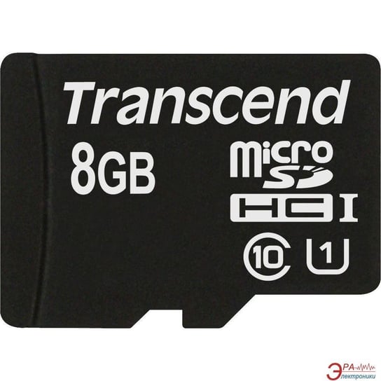 Karta pamięci INTENSO microSDHC, 8 GB, Class 10 Transcend
