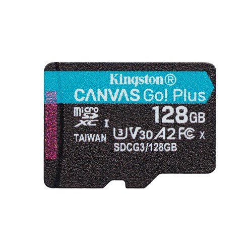 Karta pamięci KINGSTON Canvas Go Plus, microSD, 128 GB Kingston