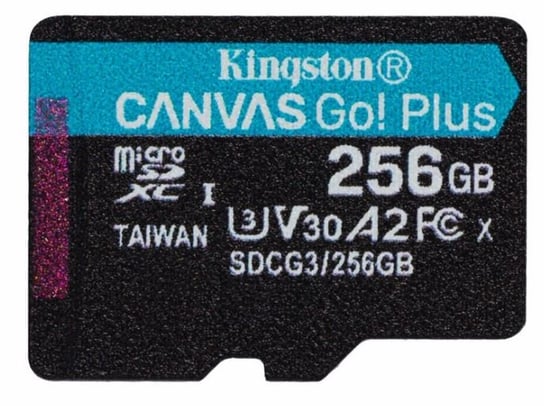 Karta pamięci KINGSTON Canvas Go Plus, microSDXC, 256 GB Kingston