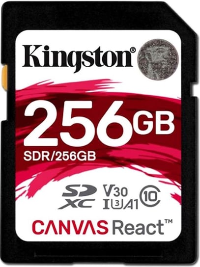 Karta pamięci KINGSTON Canvas React SDR/256GB, SDXC, 256 GB Kingston