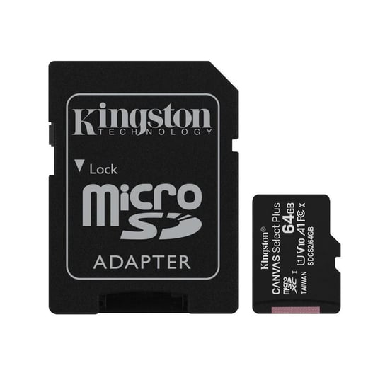 Karta pamięci KINGSTON Canvas Select Plus, microSD, 64 GB Kingston