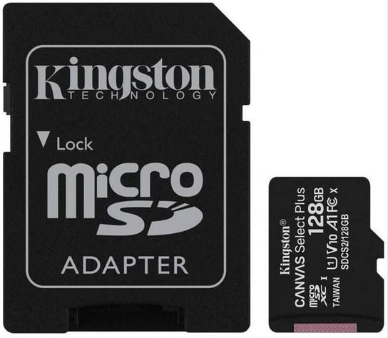 Karta pamięci KINGSTON Canvas Select Plus SDCS2/128GB, MicroSDXC, 128 GB + adapter SD Kingston