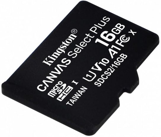 Karta pamięci KINGSTON Canvas Select Plus SDCS2/16GBSP, MicroSDHC, 16 GB Kingston