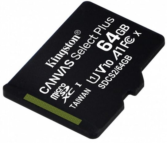 Karta pamięci KINGSTON Canvas Select Plus SDCS2/64GBSP, MicroSDXC, 64 GB Kingston