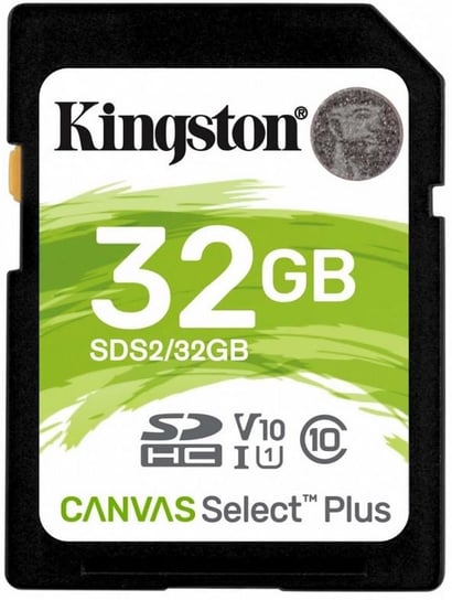 Karta pamięci KINGSTON Canvas Select Plus SDS2/32GB, SDHC, 32 GB Kingston
