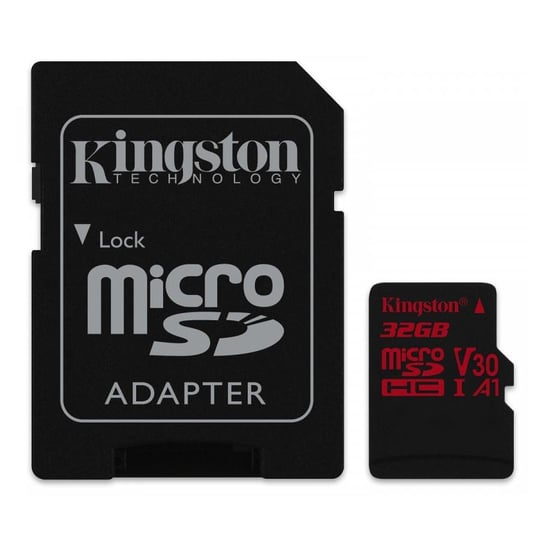 Karta pamięci KINGSTON microSD Canvas React, 32 GB + adapter Kingston