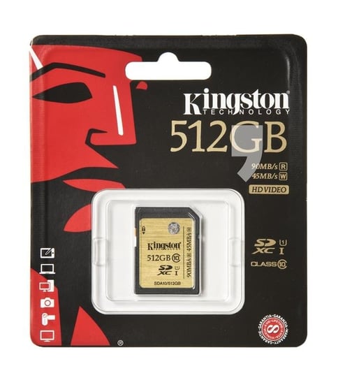 Karta pamięci KINGSTON SDA10/512GB, SDXC, 512 GB Kingston